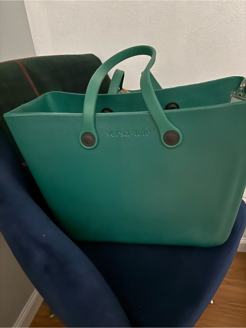 Emerald Green Versa Tote Bag